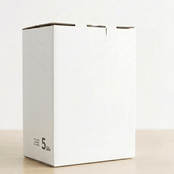Bag in box 5 litri neutra bianca senza sacca