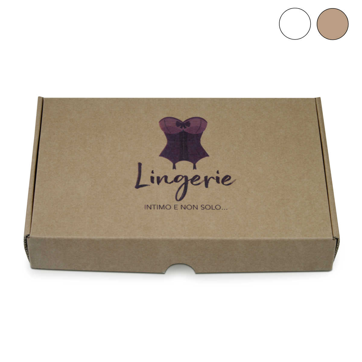 scatola spedizione dolci personalizzata in cartoncino bianco (1)