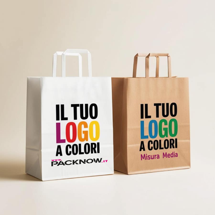 shopper personalizzata con logo