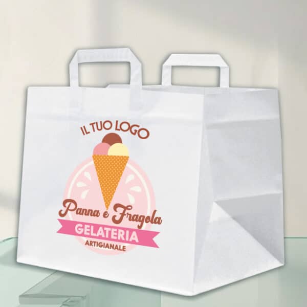 Buste gelateria personalizzate per vaschette gelato