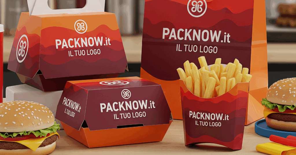 Scatole personalizzate asporto e takeaway. La chiave del successo nello streetfood, friggitorie e paninoteche gourmet. - scatole personalizzate panini e patatine asporto 1