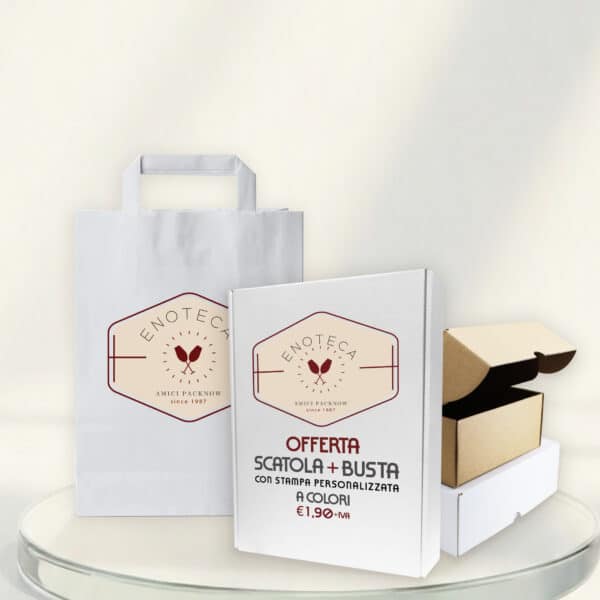 scatole e buste in offerta