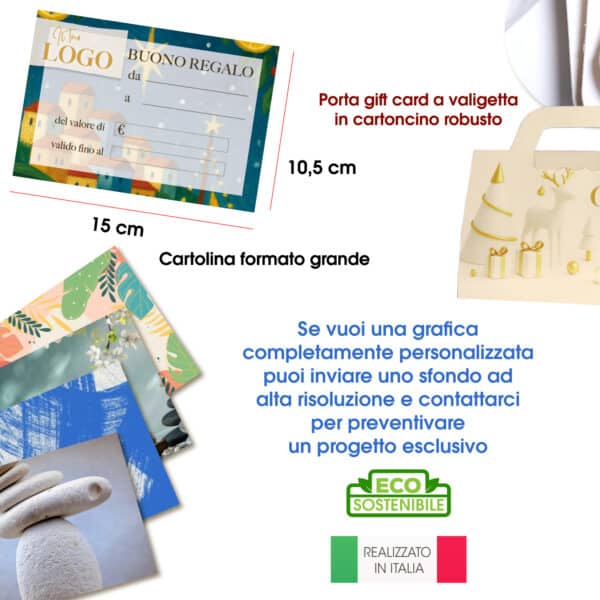 personalizza carte regalo gift cards