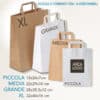 shopper in carta personalizzate
