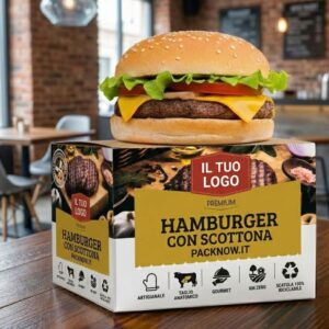 Scatole hamburger personalizzate