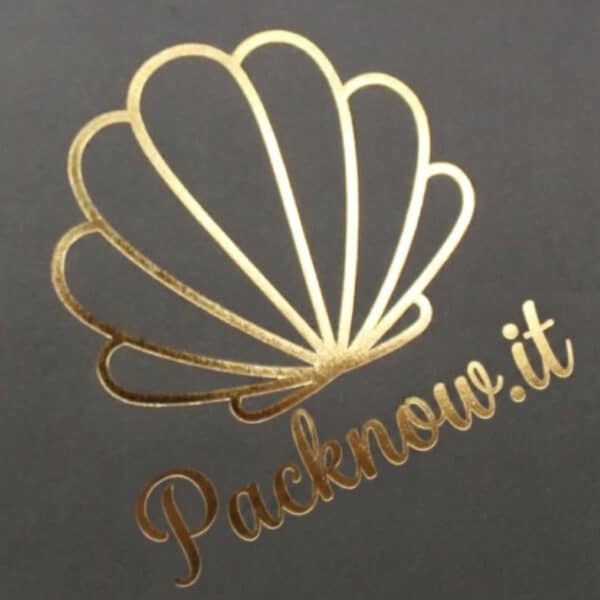 Buste personalizzate colorate con stampa oro argento a caldo